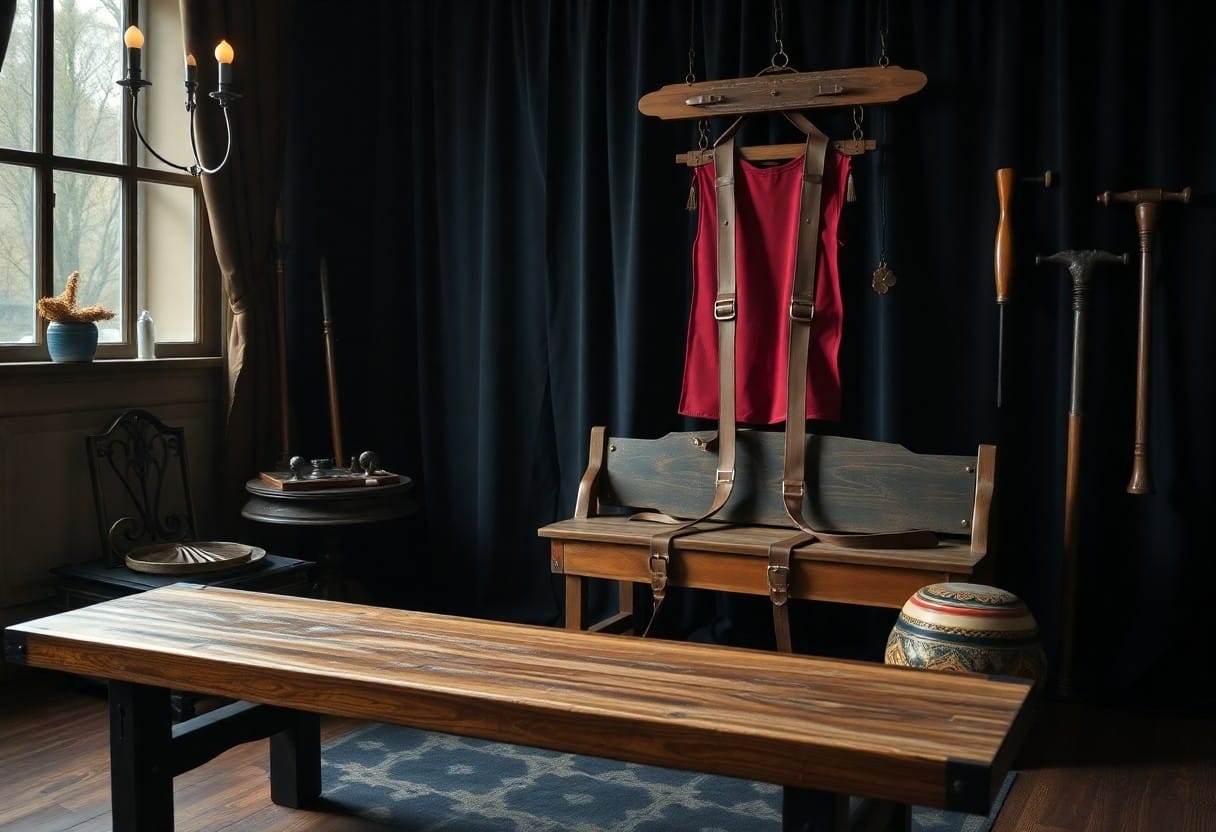 Was versteht man unter Pegging? Hier wird der Sklave festgeschnallt und danach in den Arsch penetriert