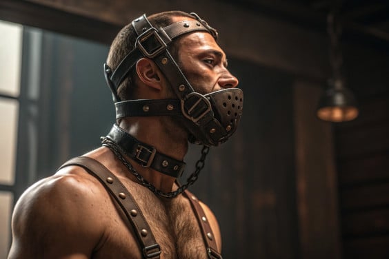 Maulknebel für Sklave Jürgen